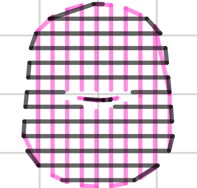 Support infill pattern: Rectilinear Grid