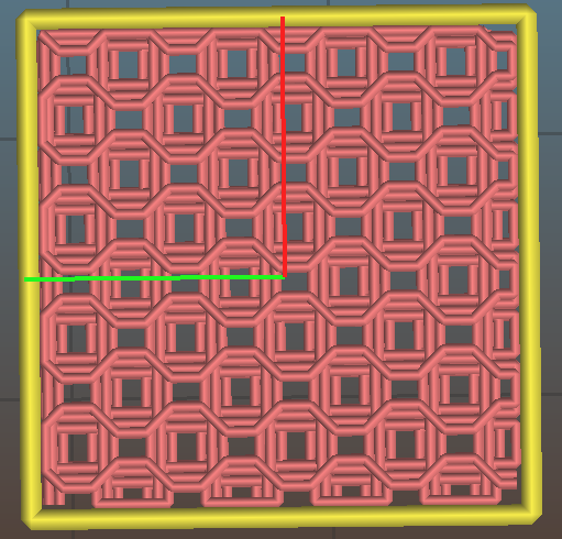 Infill pattern: 3D Honeycomb