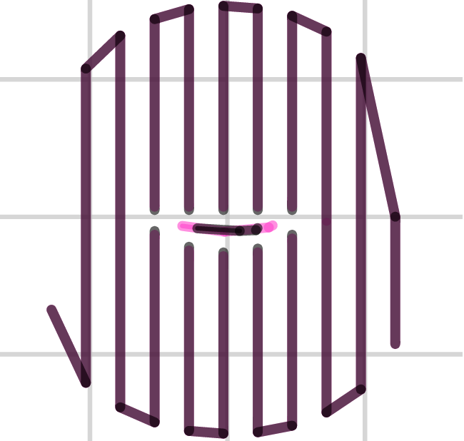 Support infill pattern: Rectilinear